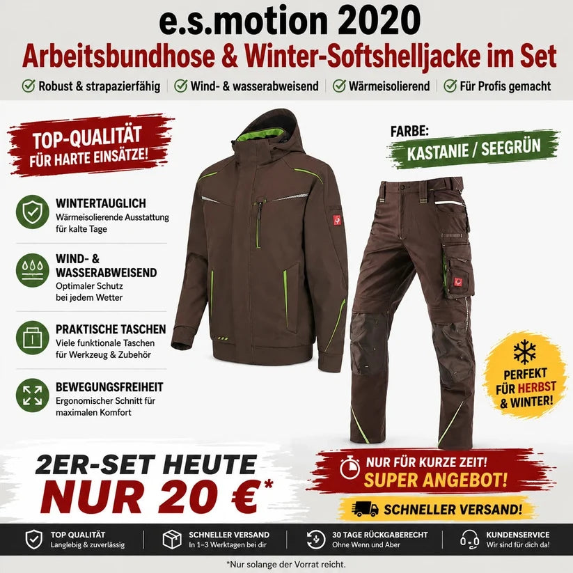 kastanie / seegrün